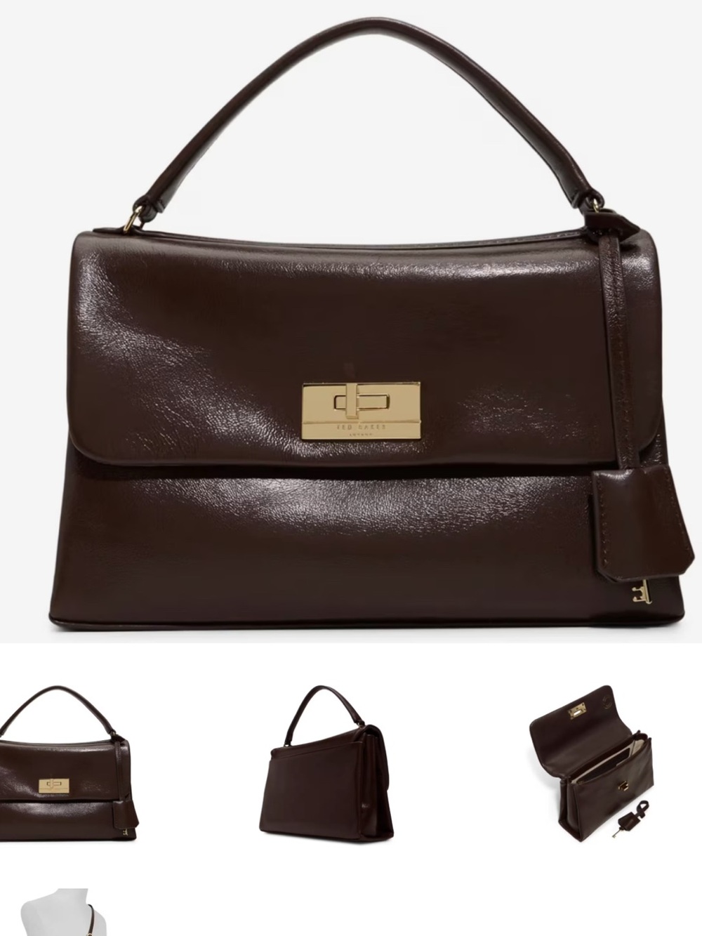 Ted Baker Bethany Leather Satchel